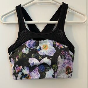 Nike floral sports bra